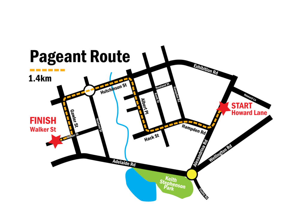 Route Map Mount Barker Christmas Pageant